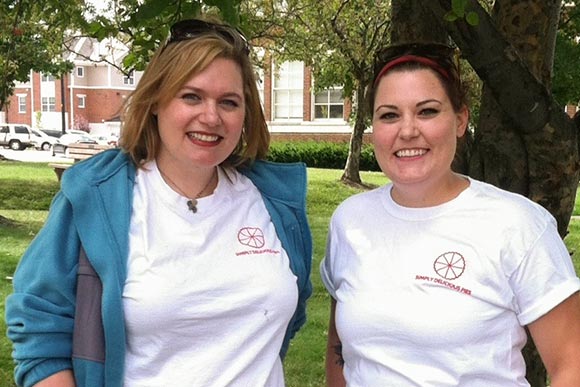 Brittany Reeves and her sister, Beth Kaboth of Simply Delicious Pies